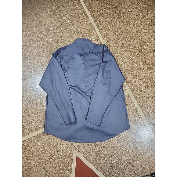 NWT Alex Cannon Sauvignon Long Sleeve Dress Shirt XL Midnight Grey MSRP $105 - Picture 2 of 10